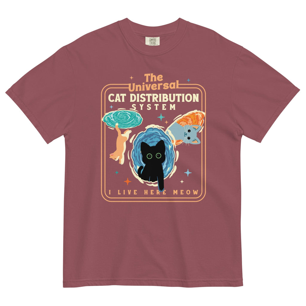The Universal Cat Distribution System Men's Relaxed Fit Tee