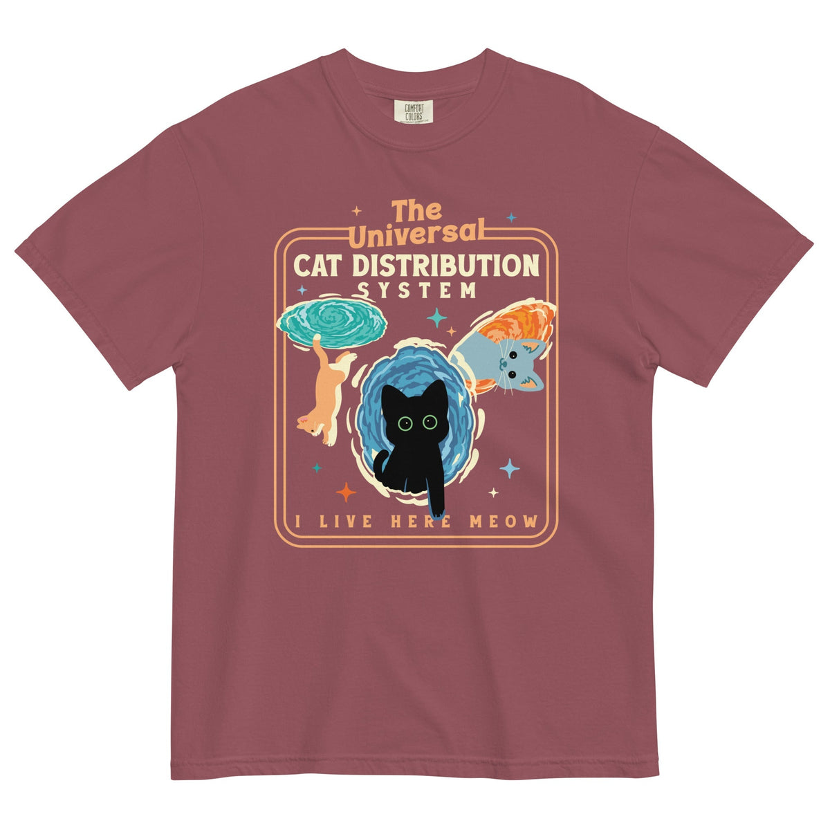 The Universal Cat Distribution System Men's Relaxed Fit Tee