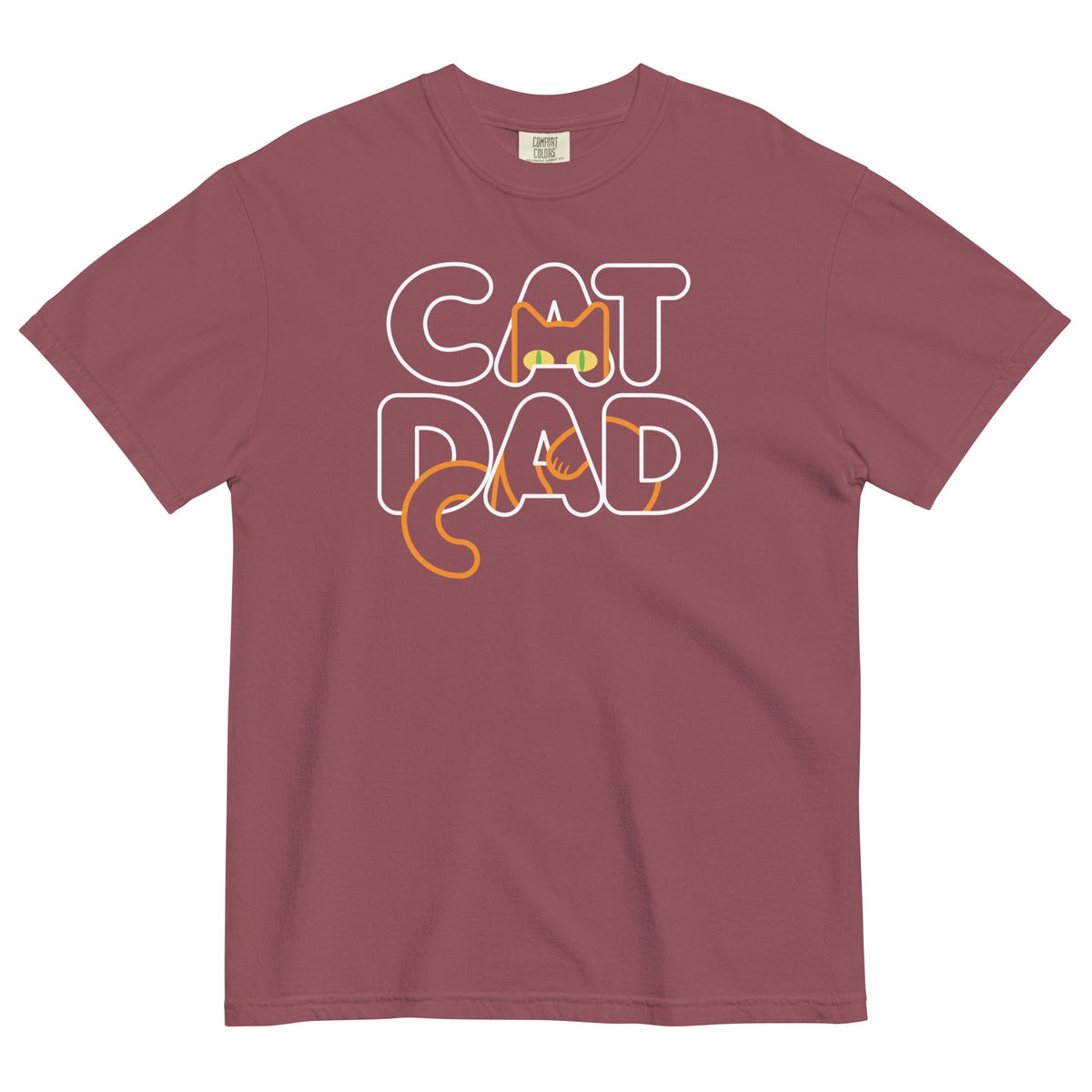 Cat Dad Men's Relaxed Fit Tee