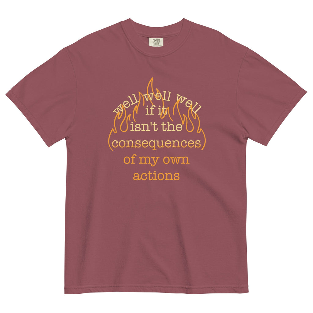The Consequences Of My Own Actions Men's Relaxed Fit Tee