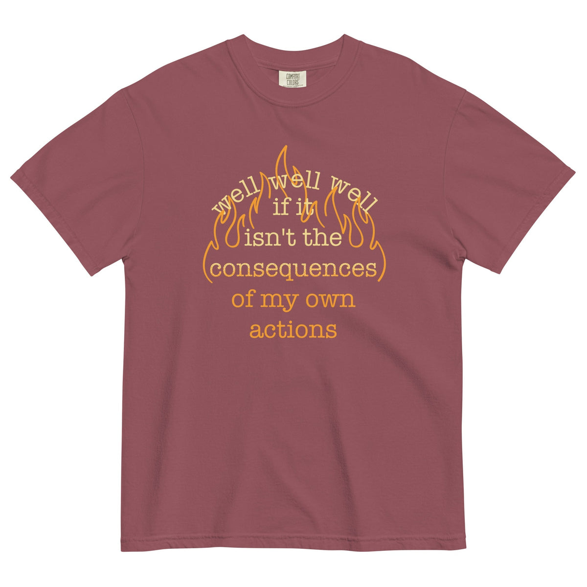 The Consequences Of My Own Actions Men's Relaxed Fit Tee