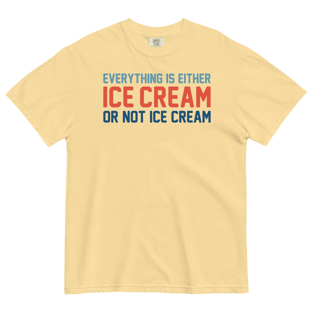 Everything Is Ice Cream Or Not Ice Cream Men's Relaxed Fit Tee