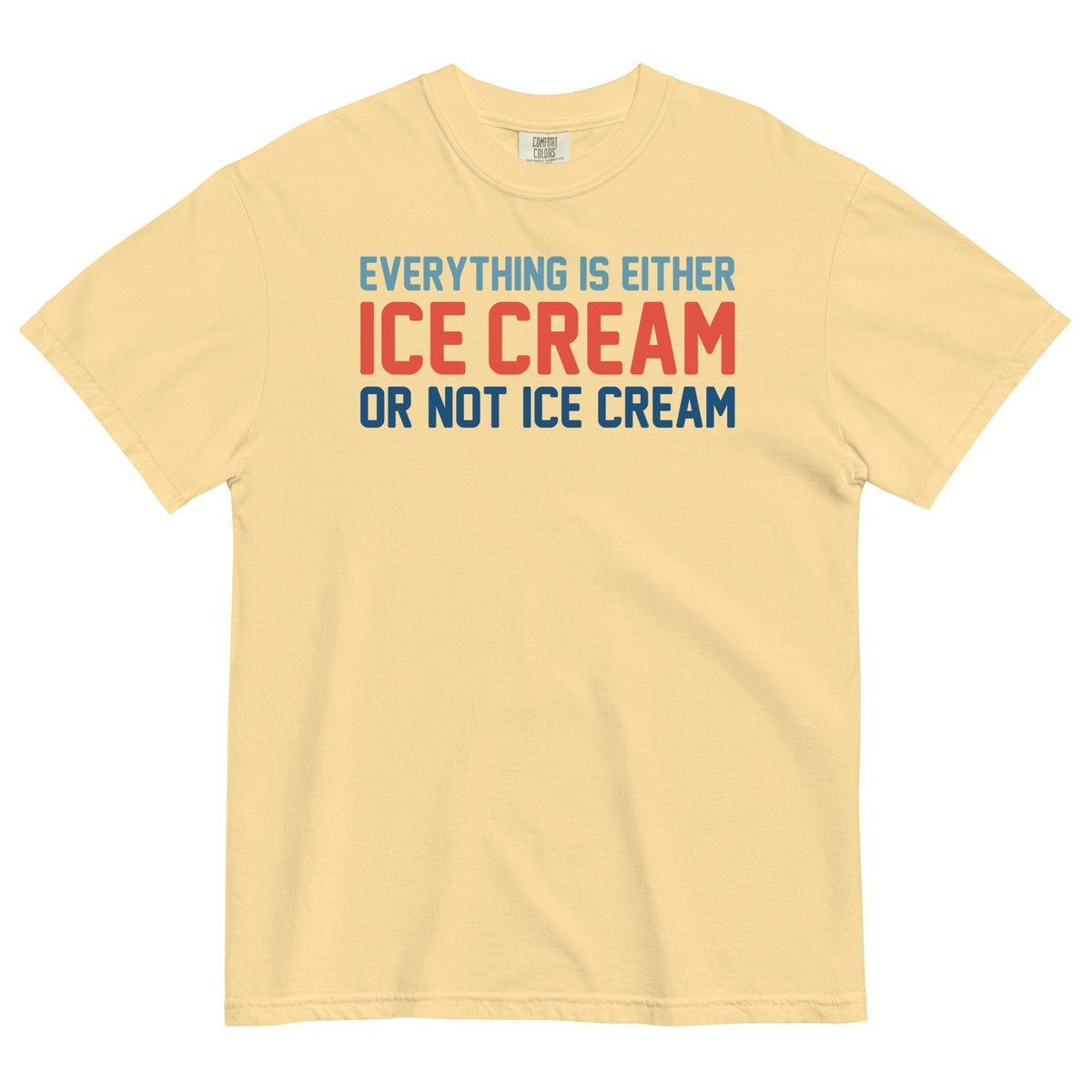 Everything Is Ice Cream Or Not Ice Cream Men's Relaxed Fit Tee