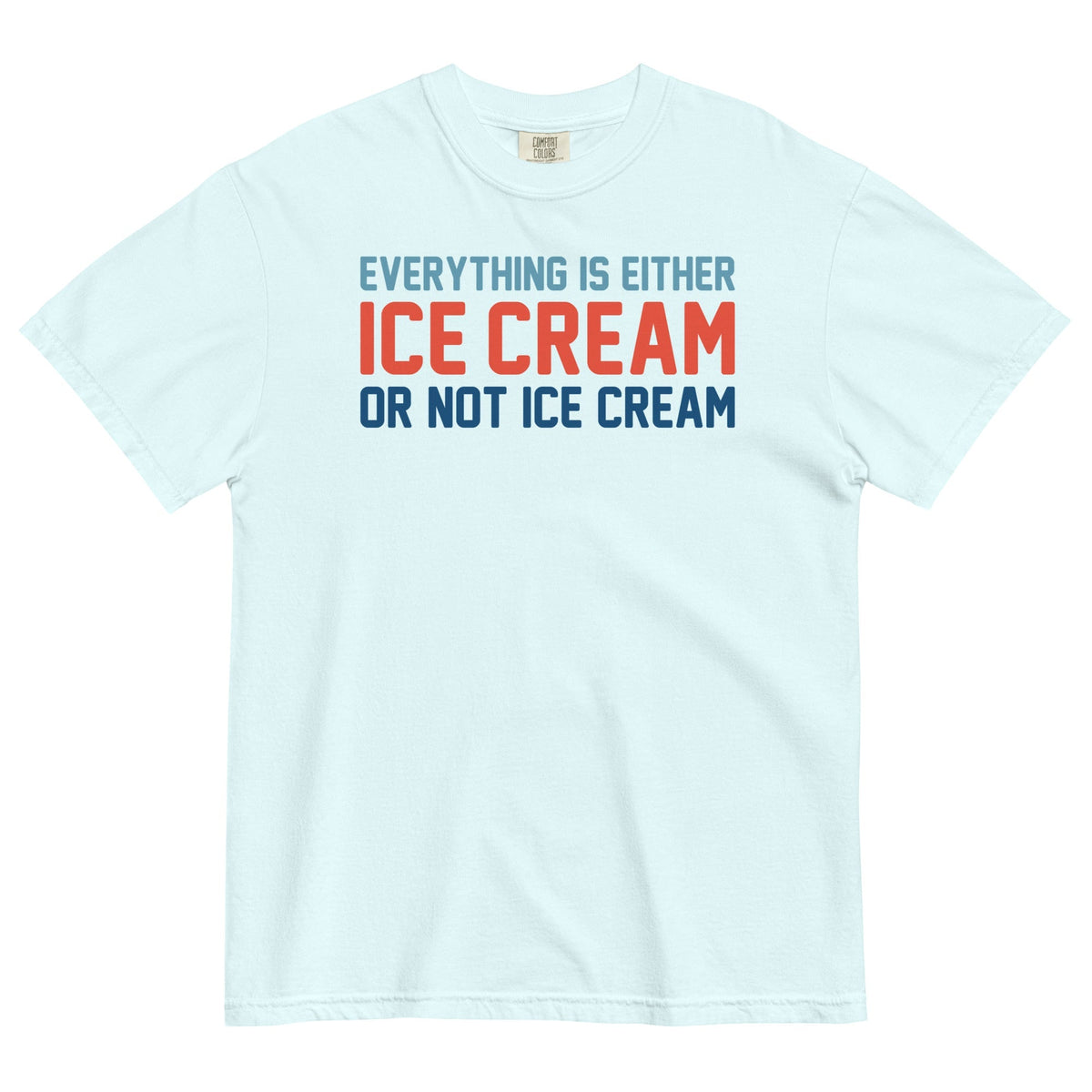 Everything Is Ice Cream Or Not Ice Cream Men's Relaxed Fit Tee