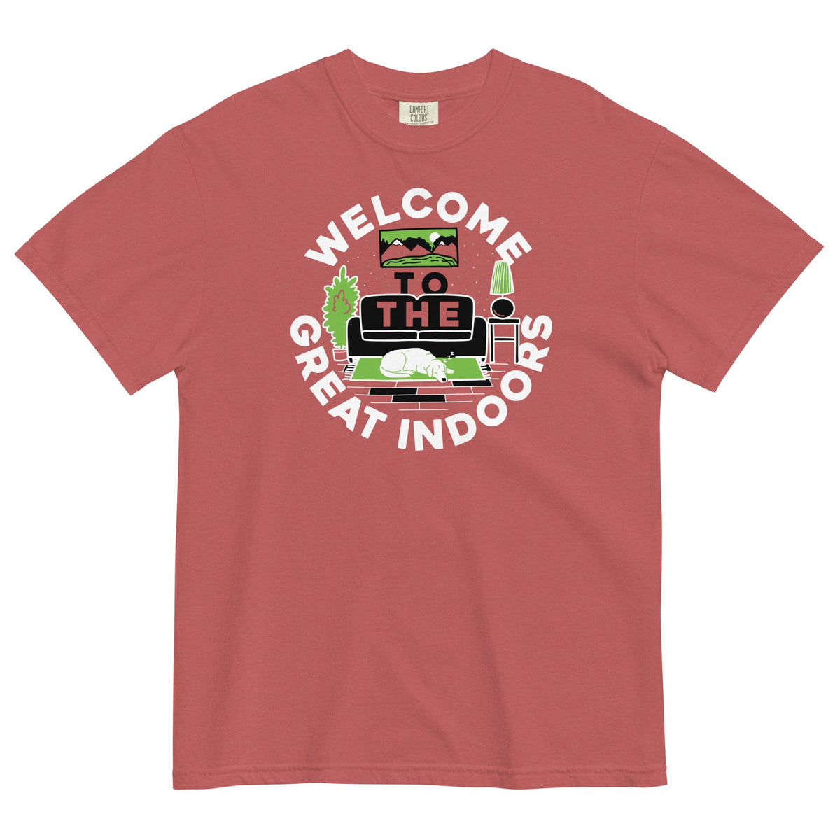Welcome To The Great Indoors Men's Relaxed Fit Tee