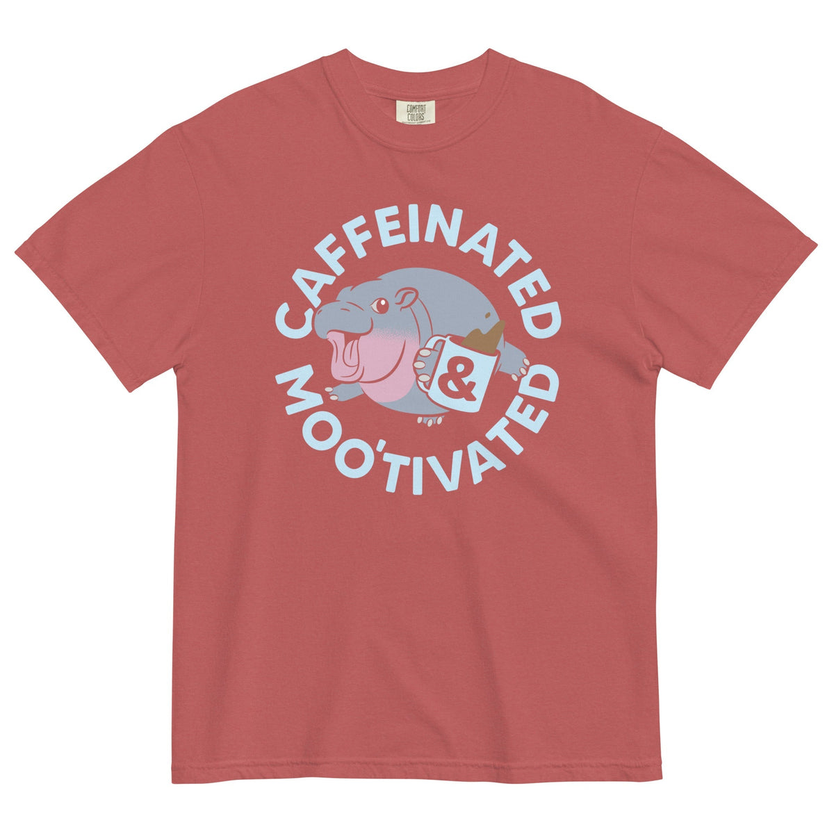 Caffeinated & Moo'tivated Men's Relaxed Fit Tee
