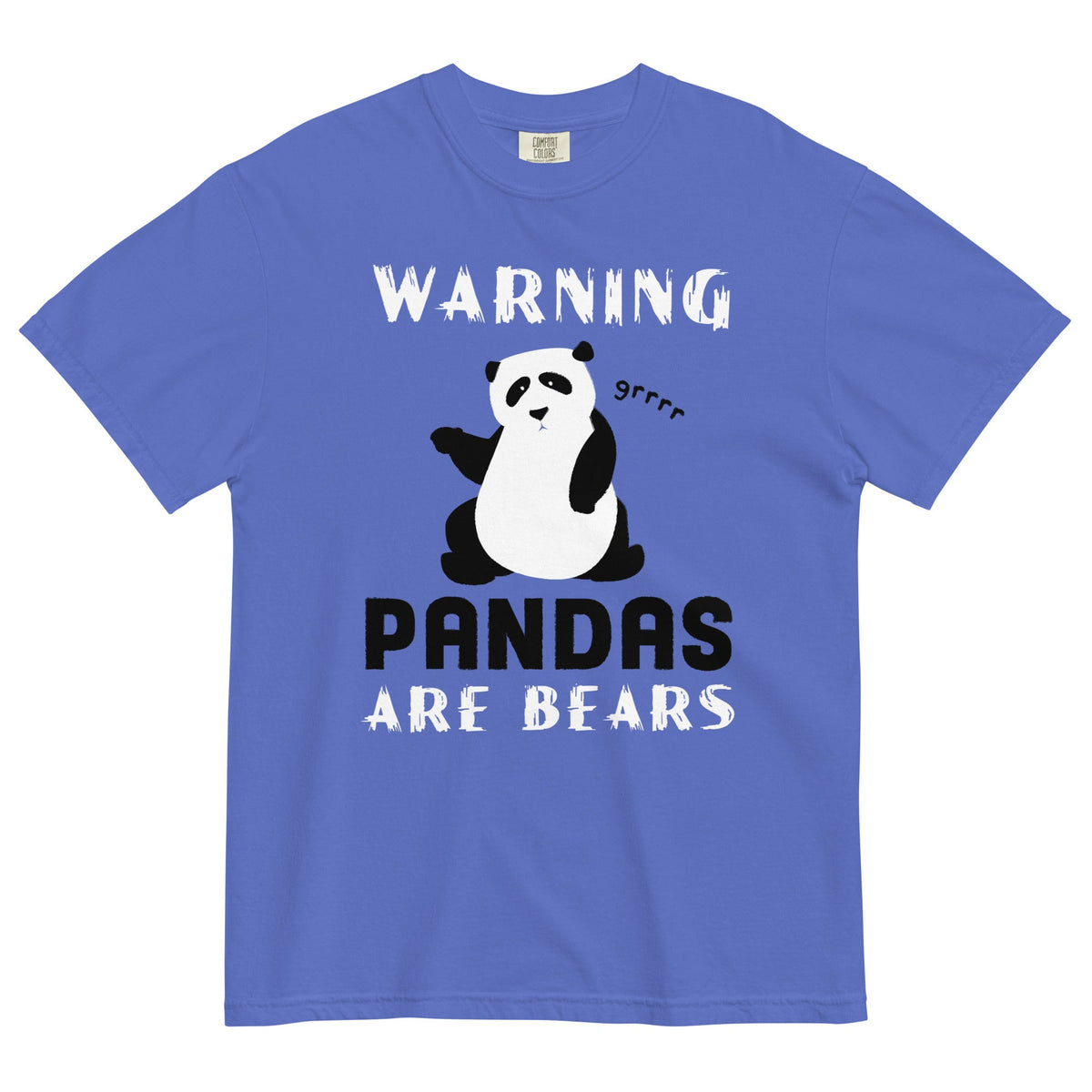 Warning, Pandas Are Bears Men's Relaxed Fit Tee