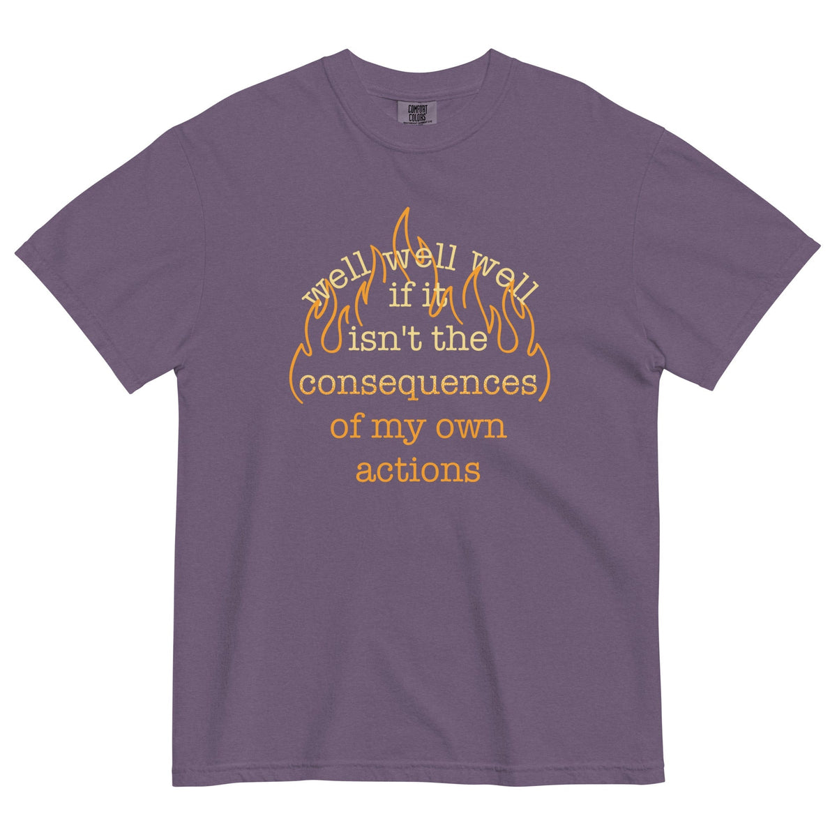 The Consequences Of My Own Actions Men's Relaxed Fit Tee