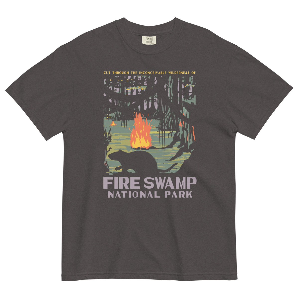 Fire Swamp National Park Men's Relaxed Fit Tee