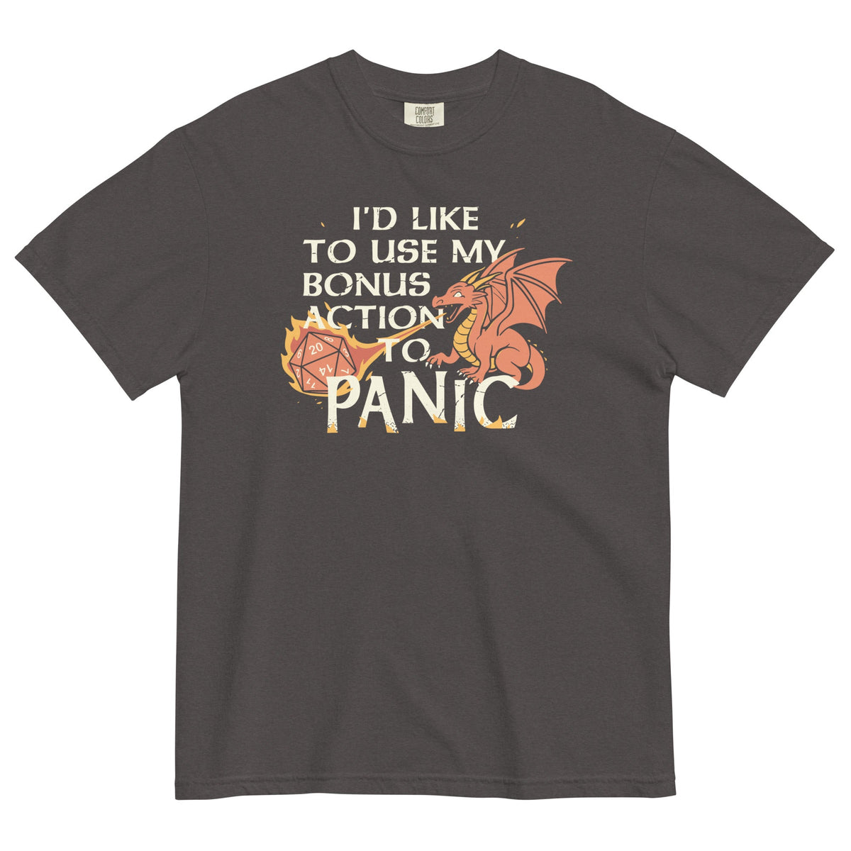 I'd Like To Use My Bonus Action To Panic Men's Relaxed Fit Tee