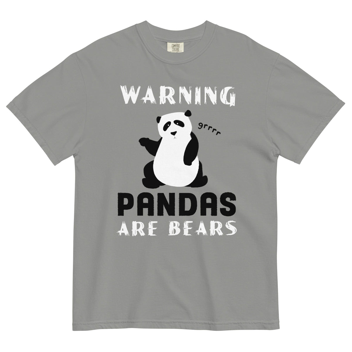 Warning, Pandas Are Bears Men's Relaxed Fit Tee