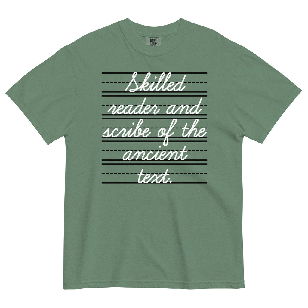 Skilled Reader And Scribe Of The Ancient Text Men's Relaxed Fit Tee