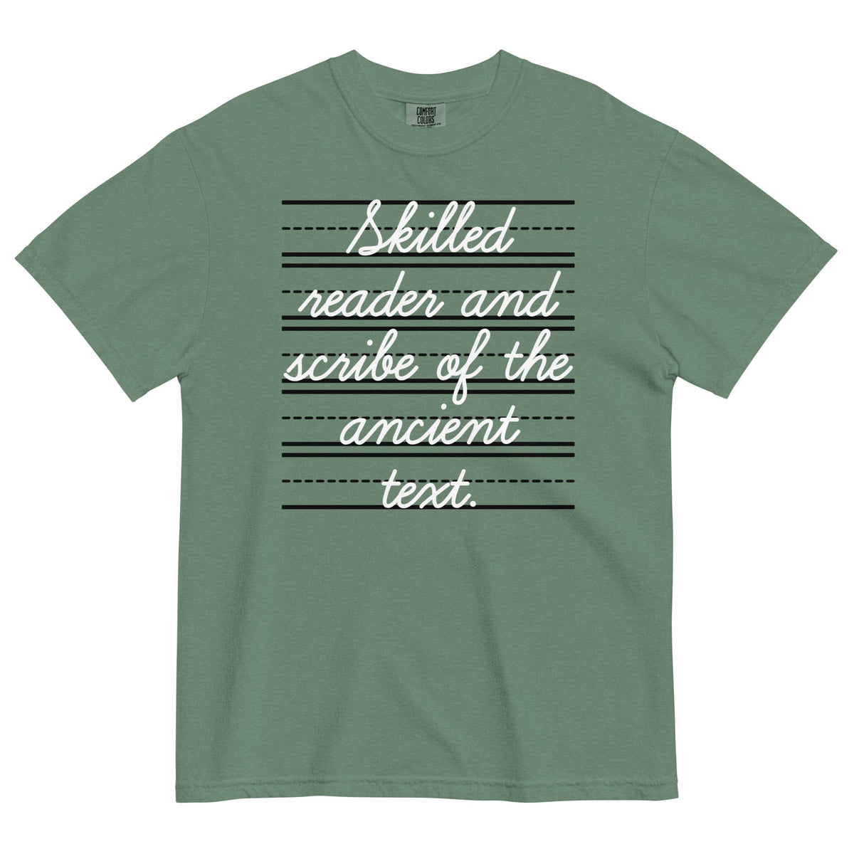 Skilled Reader And Scribe Of The Ancient Text Men's Relaxed Fit Tee