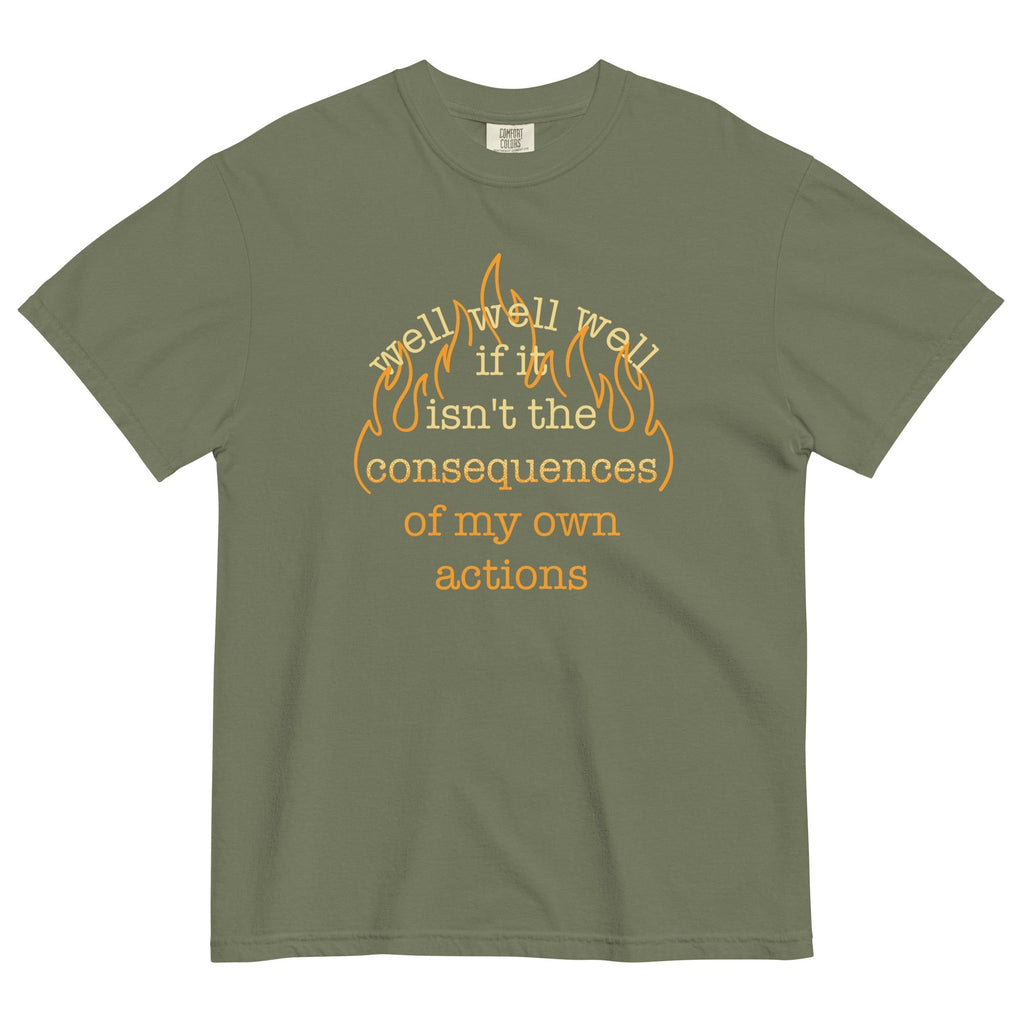 The Consequences Of My Own Actions Men's Relaxed Fit Tee