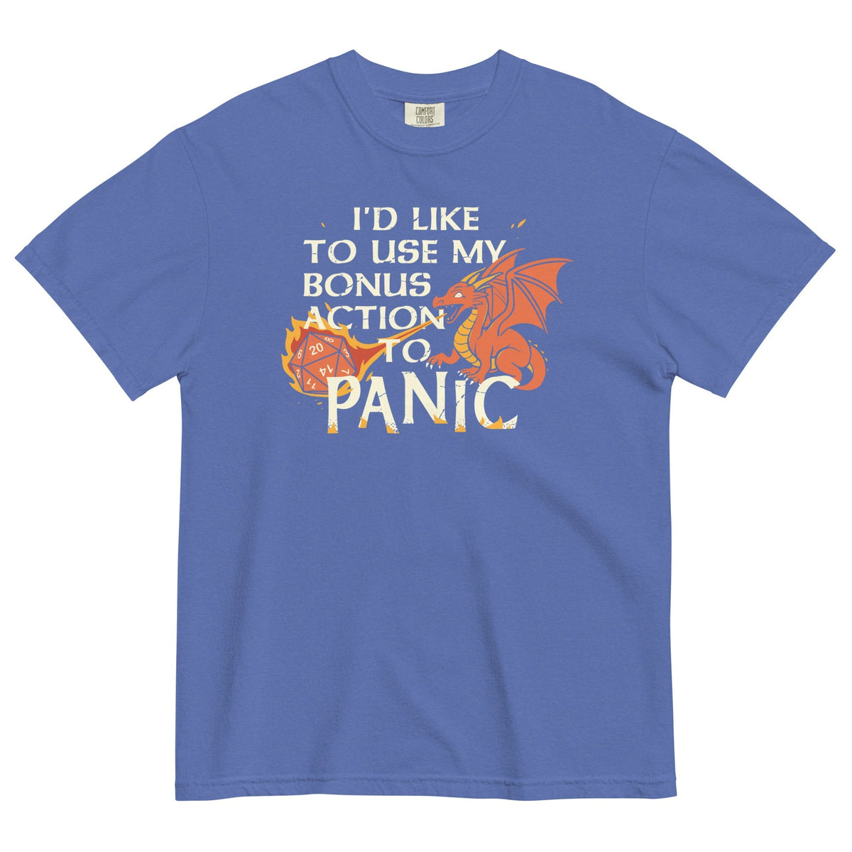 I'd Like To Use My Bonus Action To Panic Men's Relaxed Fit Tee