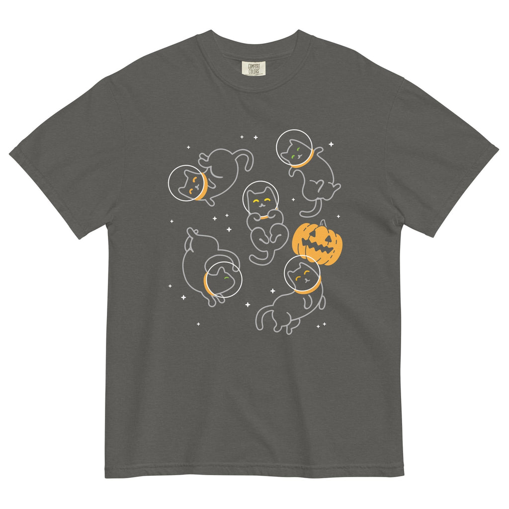 Cat Halloween In Space Men's Relaxed Fit Tee