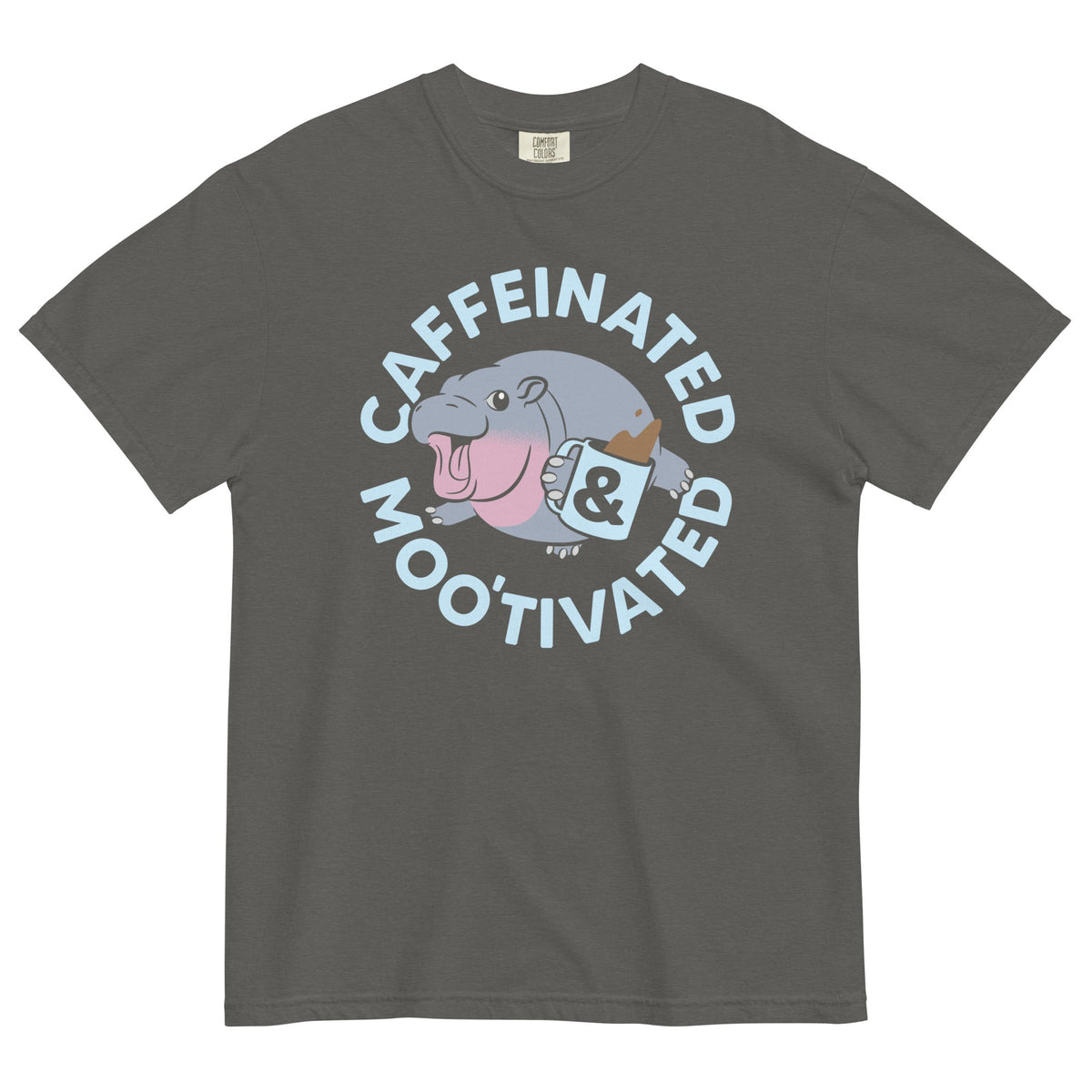 Caffeinated & Moo'tivated Men's Relaxed Fit Tee