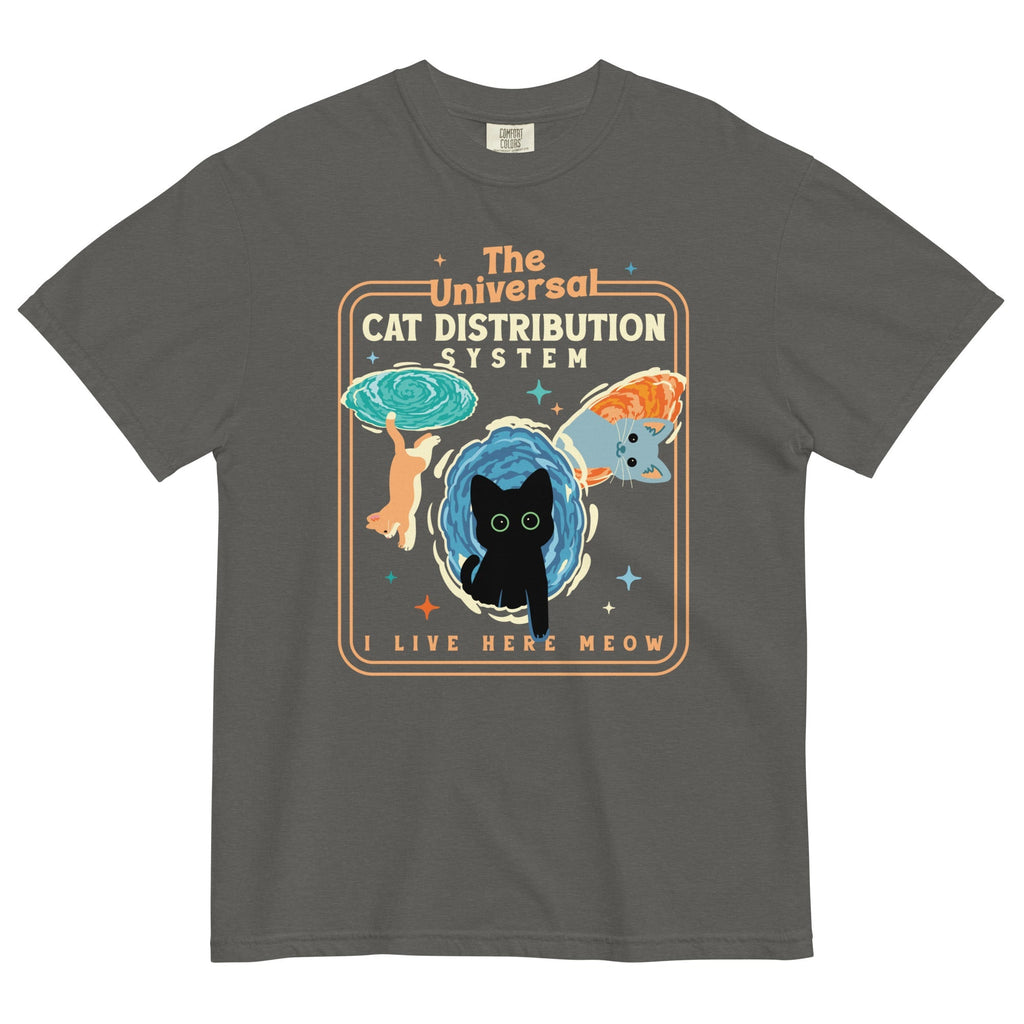 The Universal Cat Distribution System Men's Relaxed Fit Tee