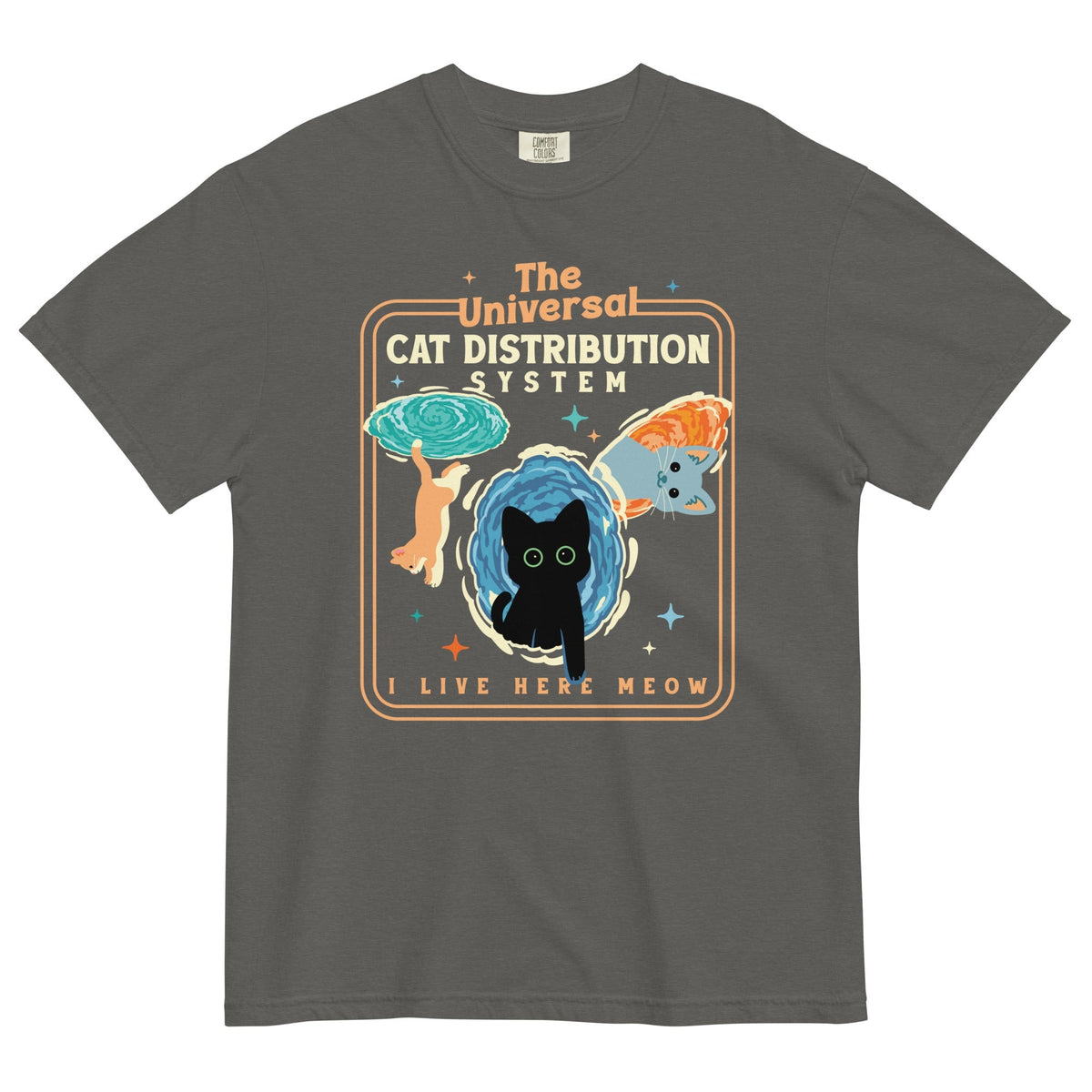The Universal Cat Distribution System Men's Relaxed Fit Tee