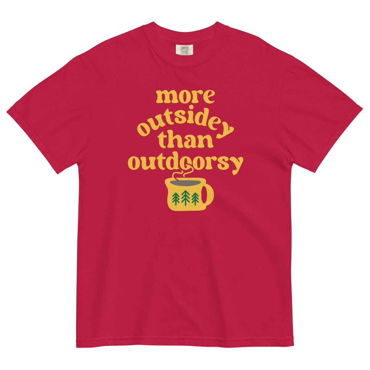 More Outsidey Than Outdoorsy Men's Relaxed Fit Tee