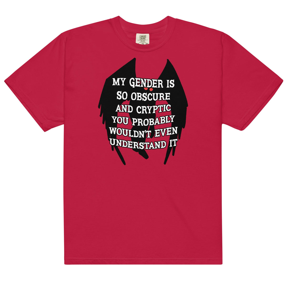 Gender Is Obscure and Cryptic (Mothman) Unisex