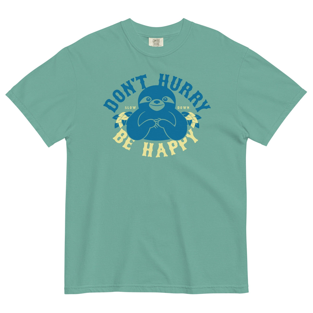 Don't Hurry Be Happy Men's Relaxed Fit Tee