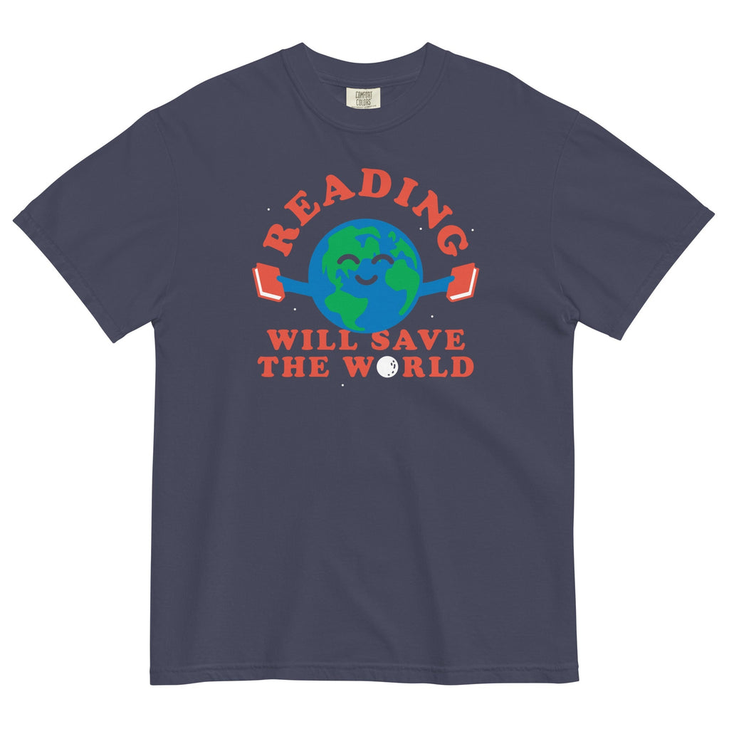 Reading Will Save The World Men's Relaxed Fit Tee