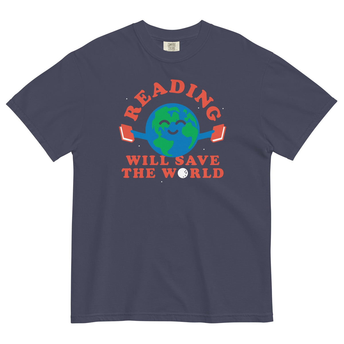 Reading Will Save The World Men's Relaxed Fit Tee