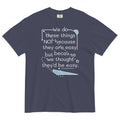 We Do These Things Not Because They Are Easy Men's Relaxed Fit Tee