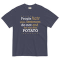 Sentences That End In Potato Men's Relaxed Fit Tee