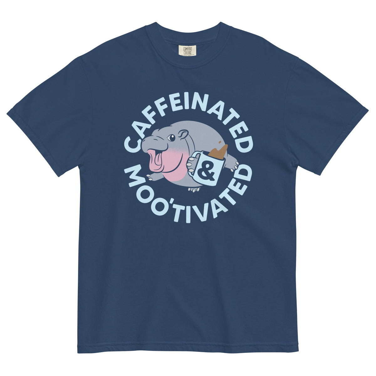 Caffeinated & Moo'tivated Men's Relaxed Fit Tee