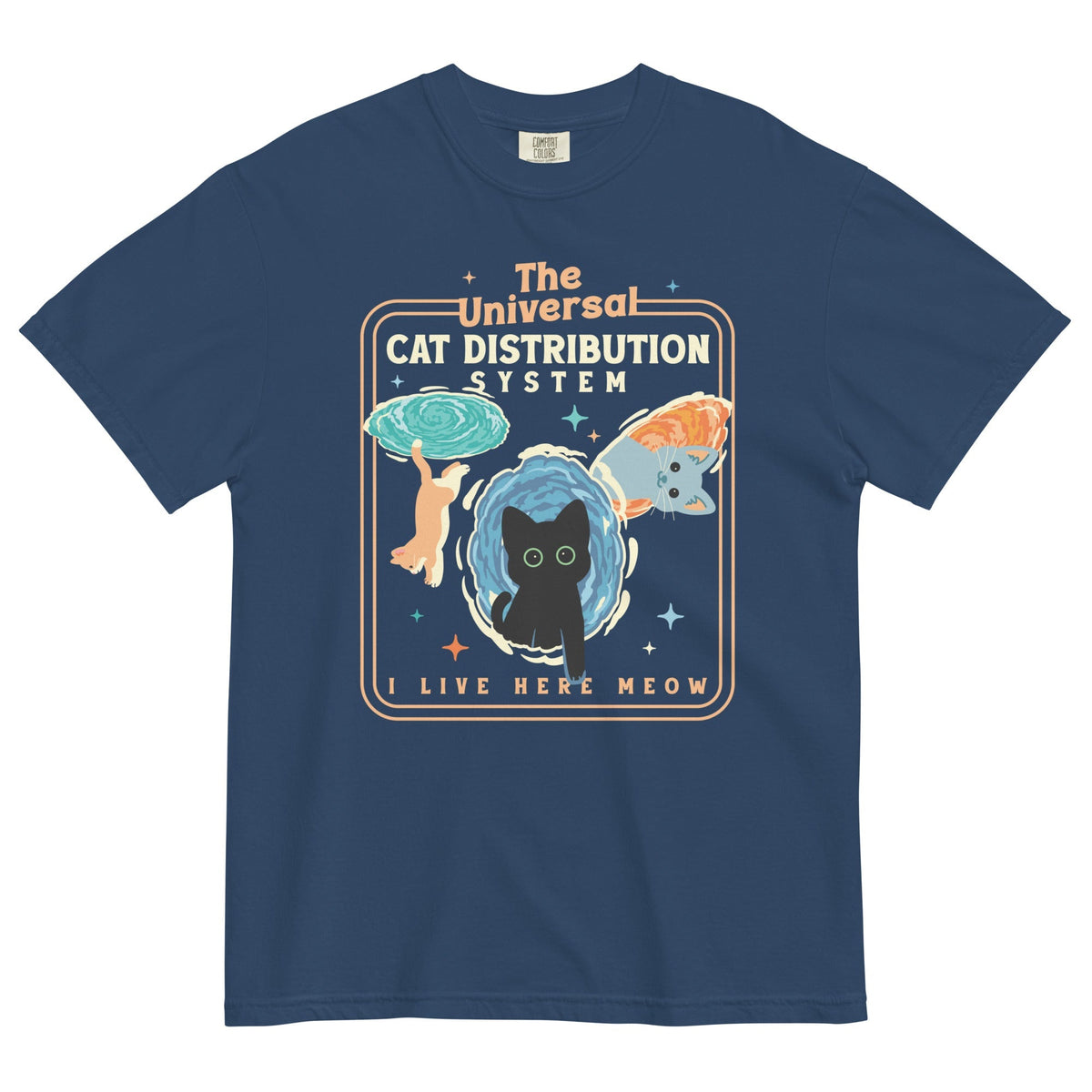 The Universal Cat Distribution System Men's Relaxed Fit Tee