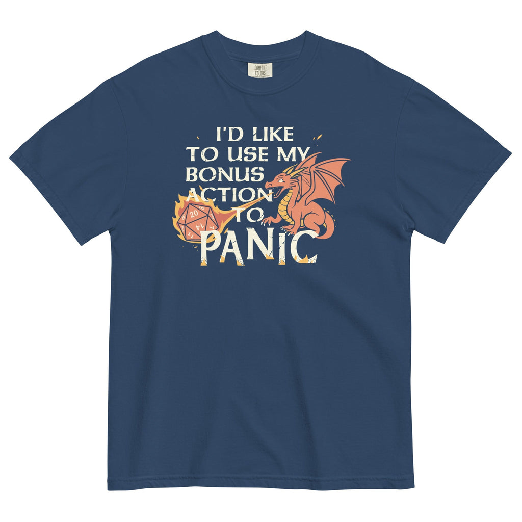 I'd Like To Use My Bonus Action To Panic Men's Relaxed Fit Tee