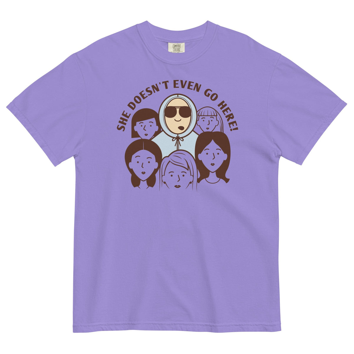 She Doesn't Even Go Here! Men's Relaxed Fit Tee