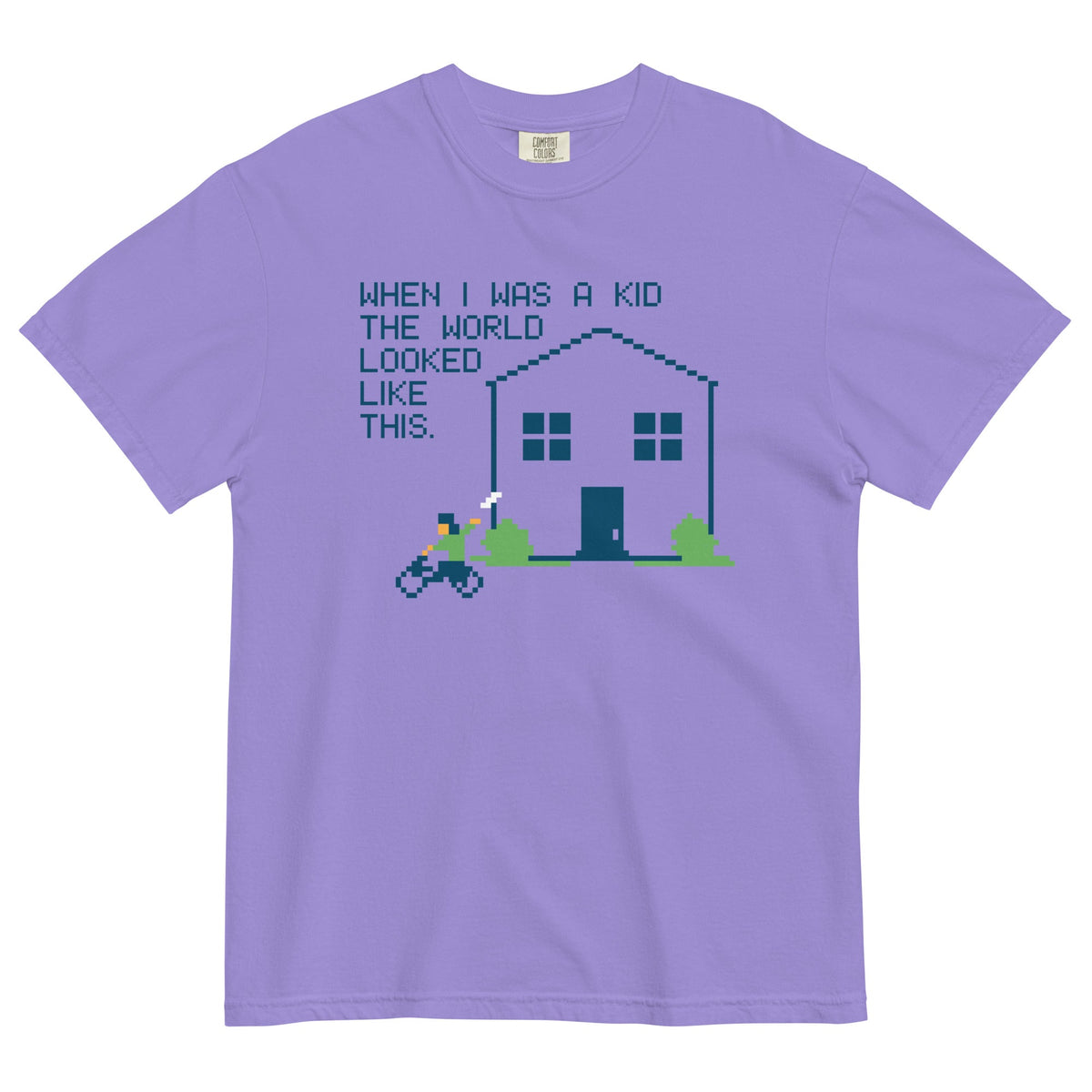 When I Was A Kid The World Men's Relaxed Fit Tee