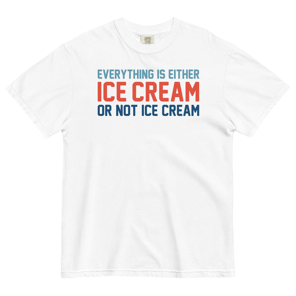 Everything Is Ice Cream Or Not Ice Cream Men's Relaxed Fit Tee