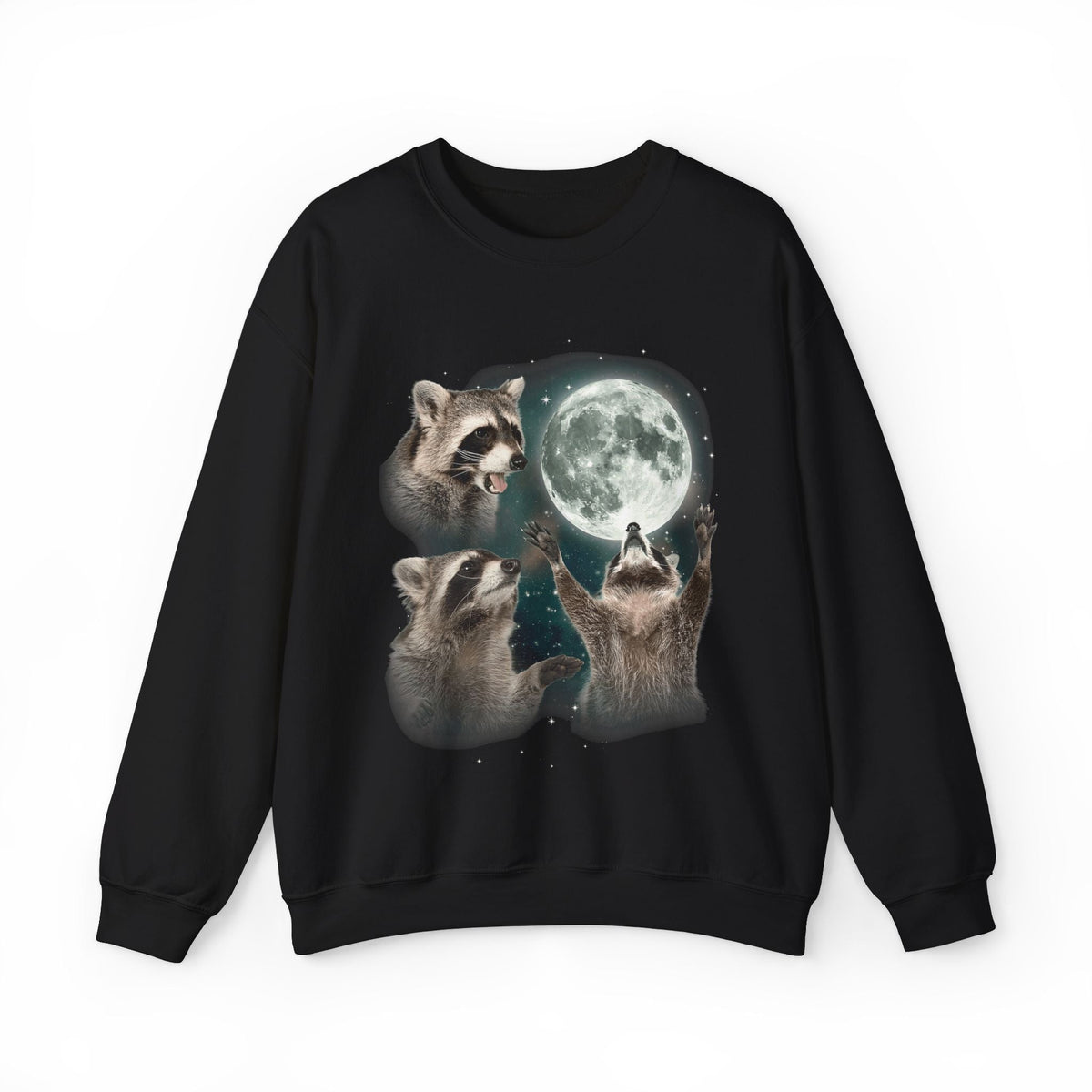 Three Raccoons Moon Vintage
