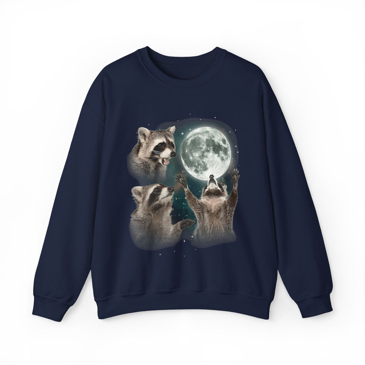 Three Raccoons Moon Vintage