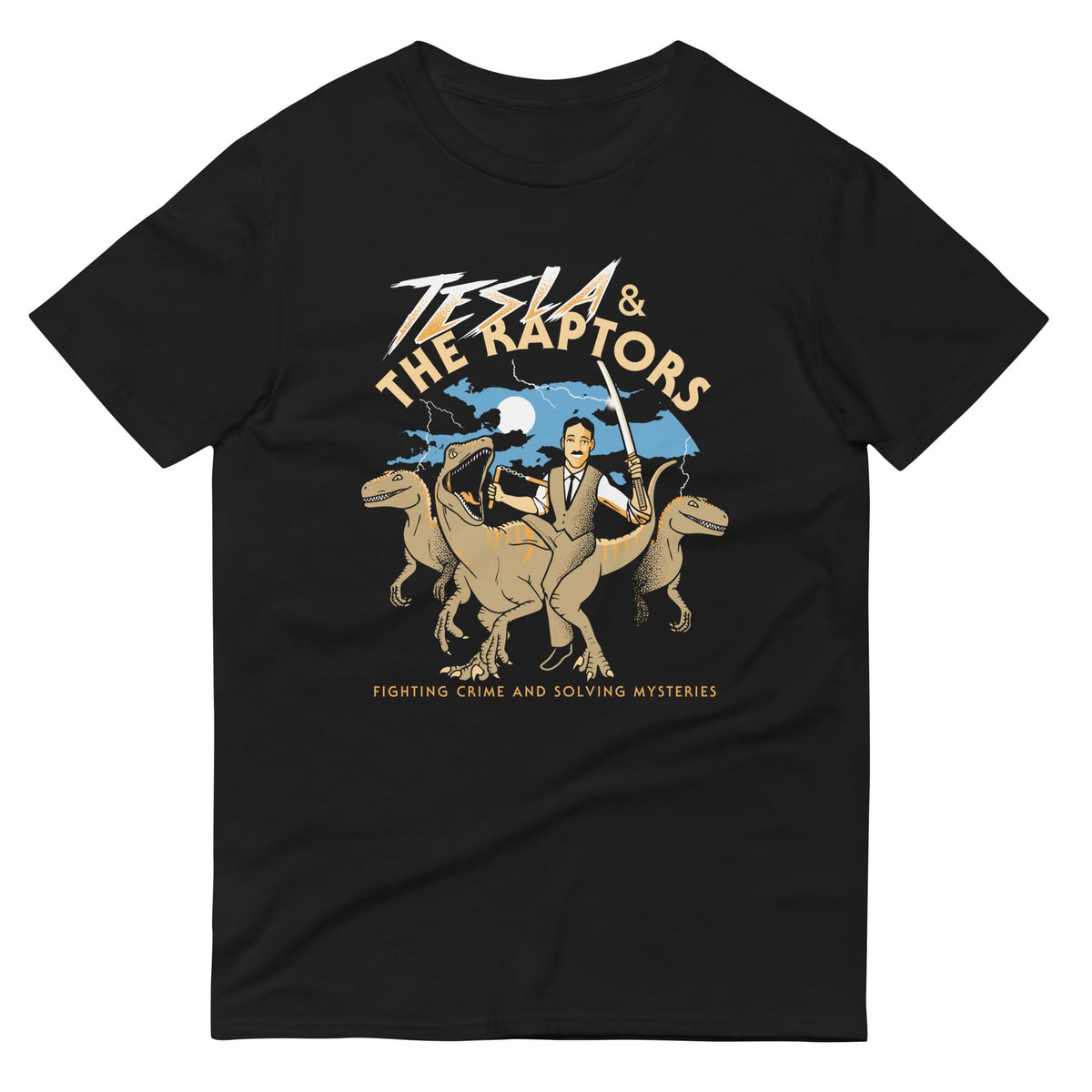 Tesla & The Raptors Men's Signature Tee