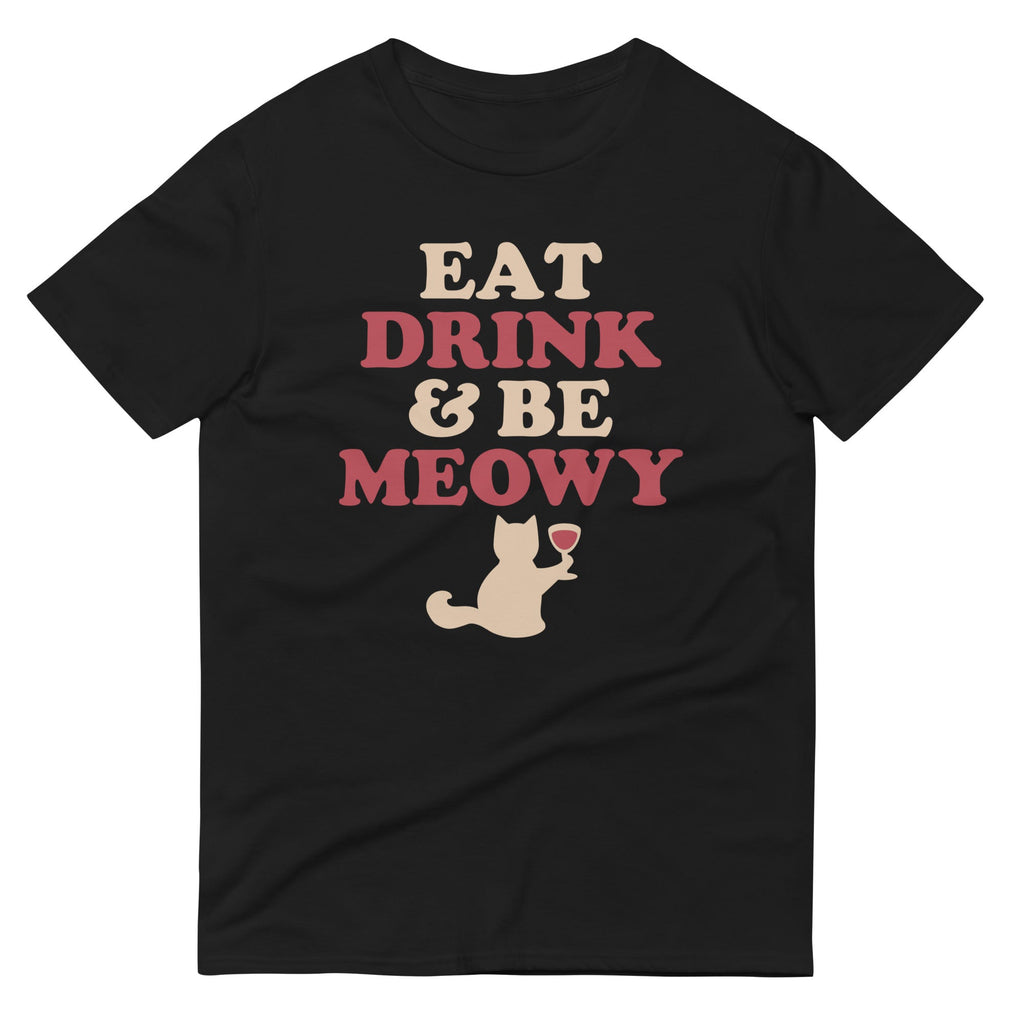 Eat Drink & Be Meowy Men's Signature Tee