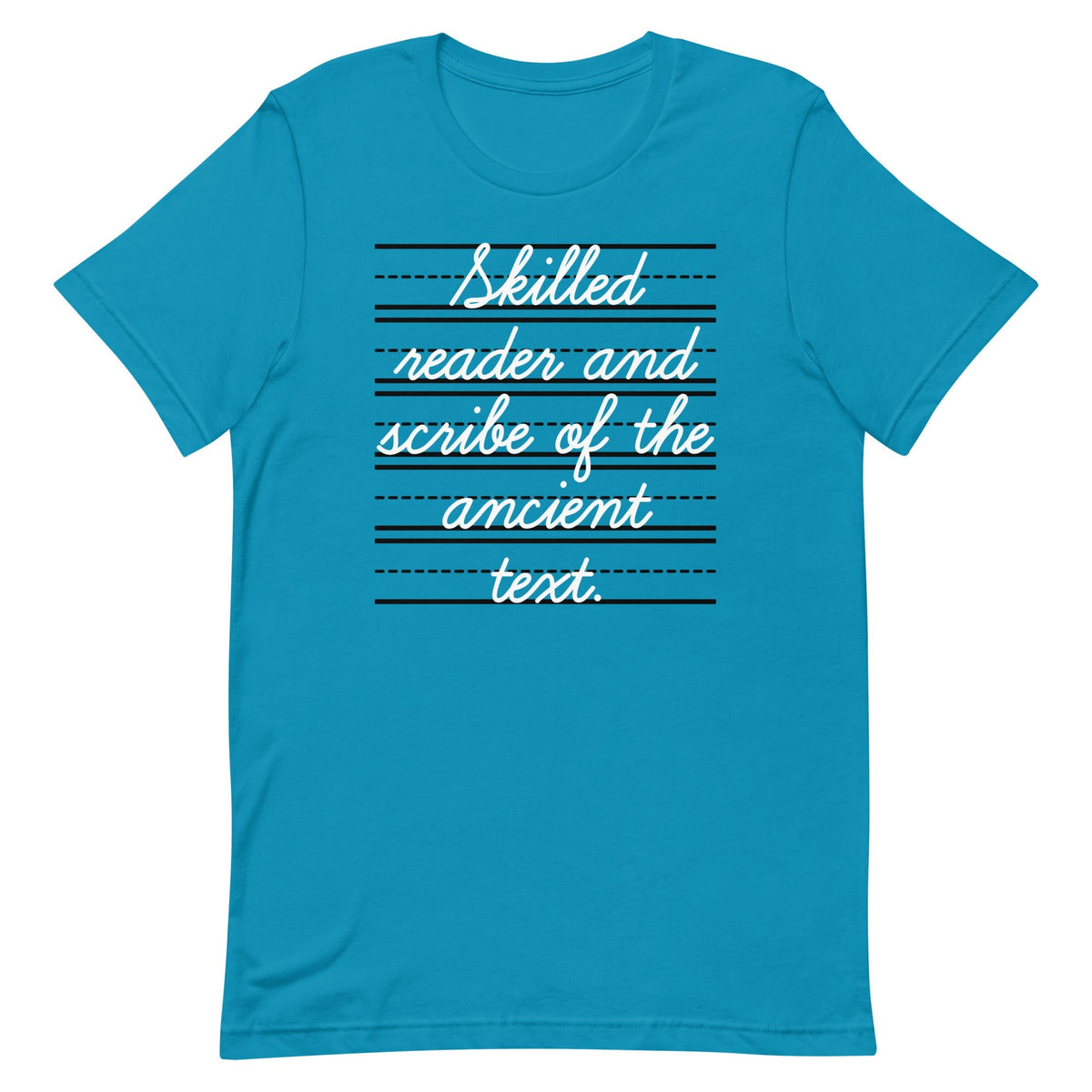 Skilled Reader And Scribe Of The Ancient Text Men's Signature Tee