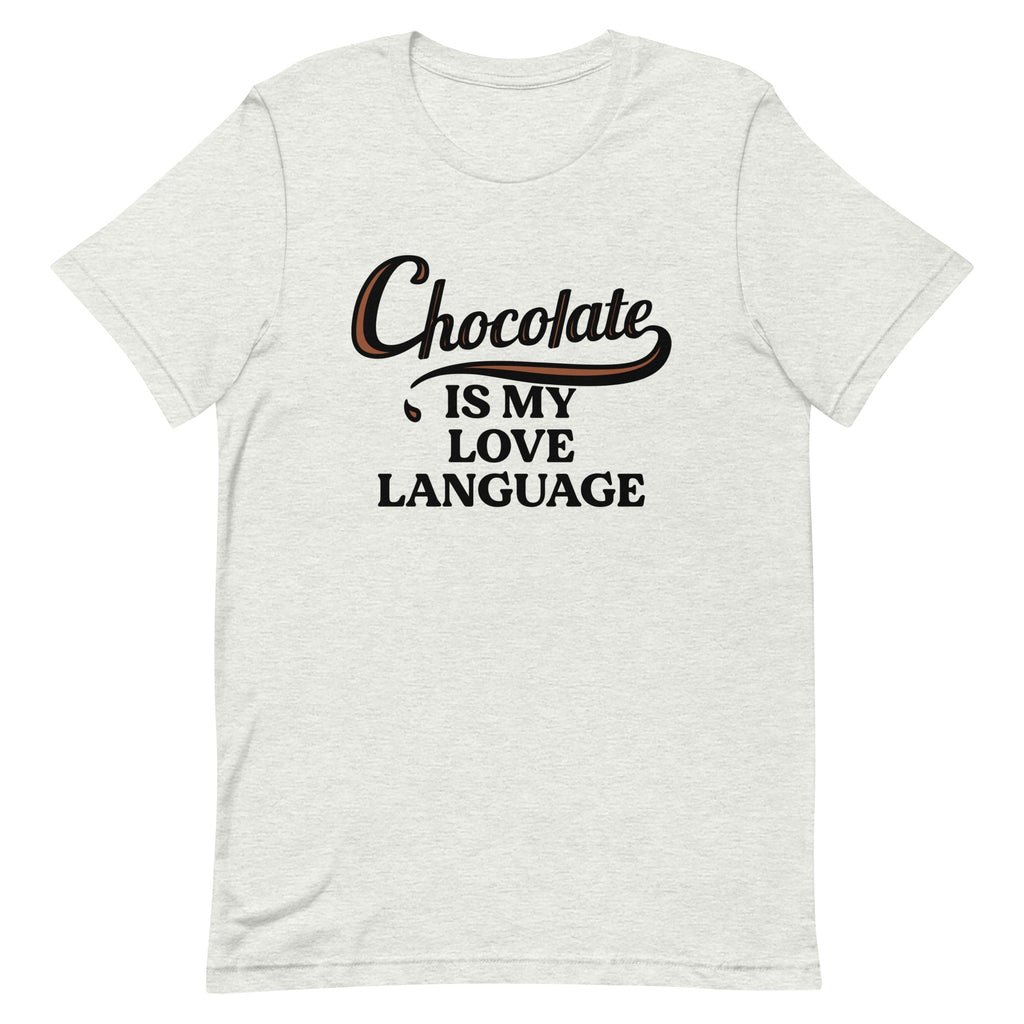 Chocolate Is My Love Language Men's Signature Tee