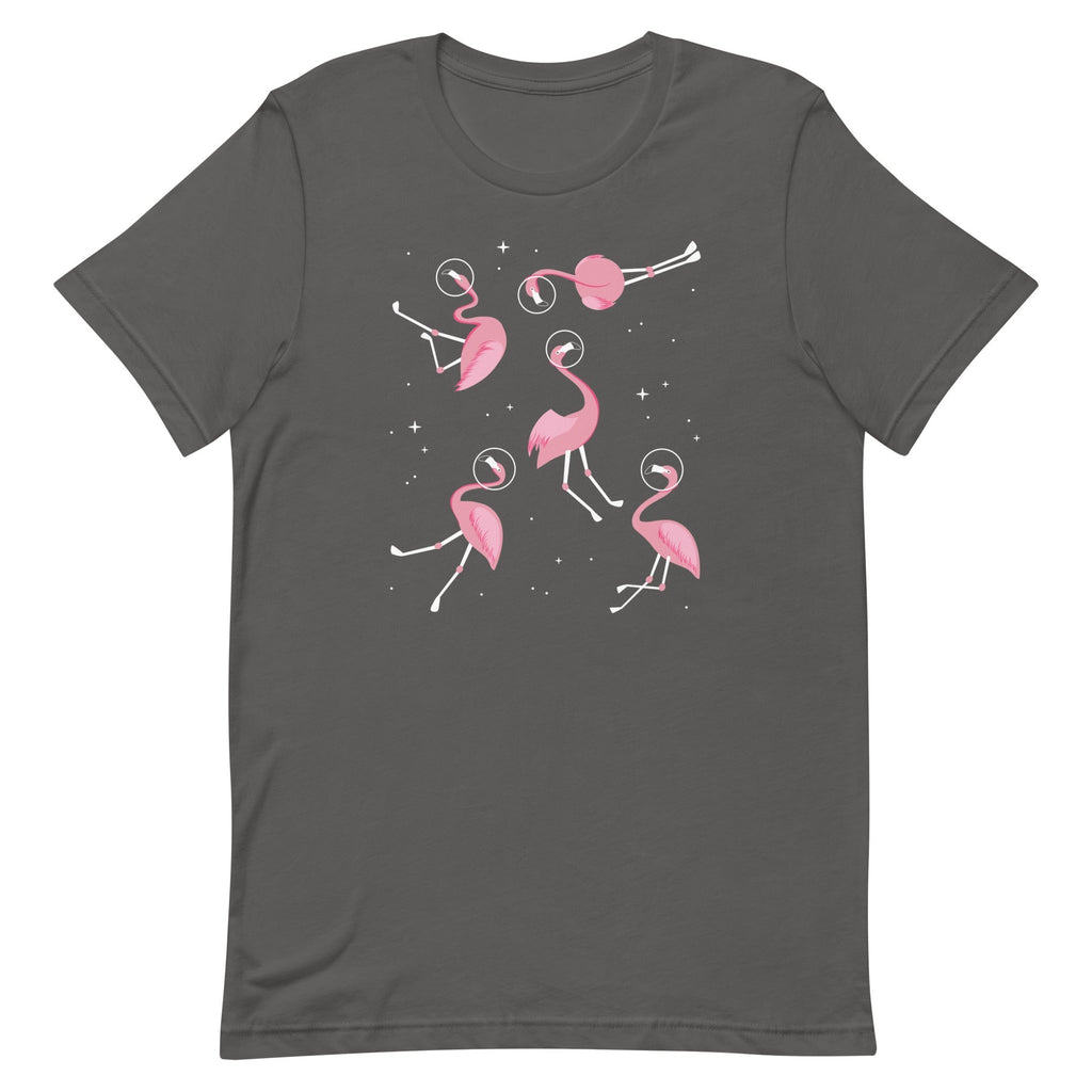 Flamingos In Space Men's Signature Tee