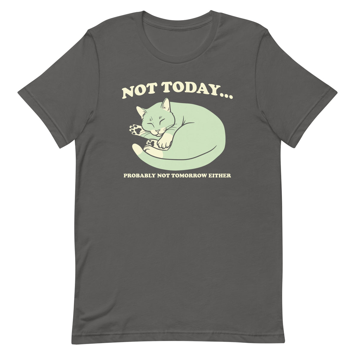 Not Today Probably Not Tomorrow Either Men's Signature Tee