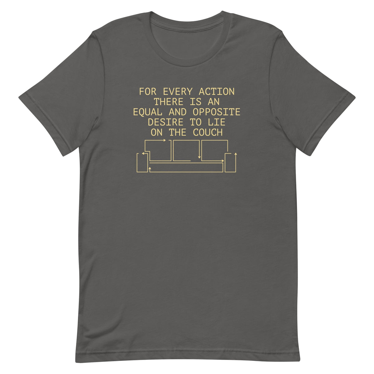For Every Action There Is An Equal And Opposite Men's Signature Tee