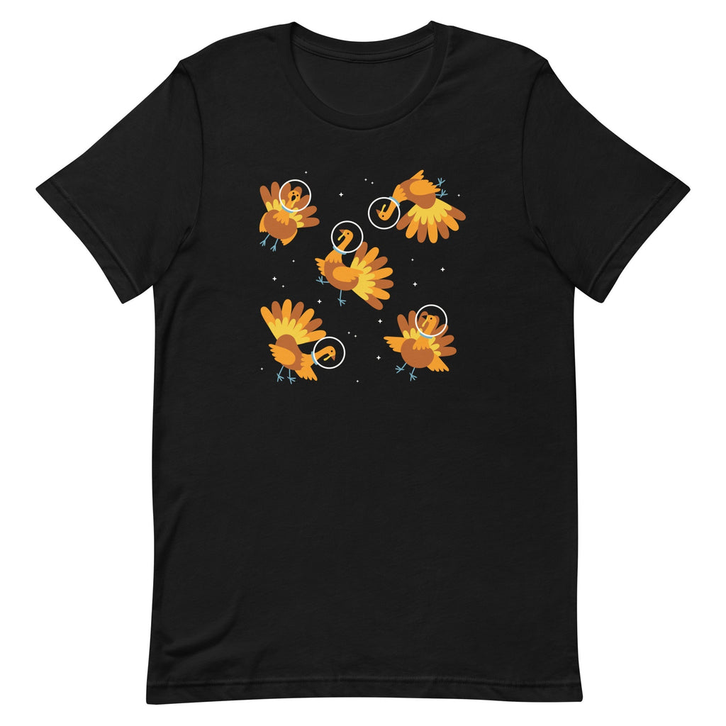 Turkeys In Space Men's Signature Tee