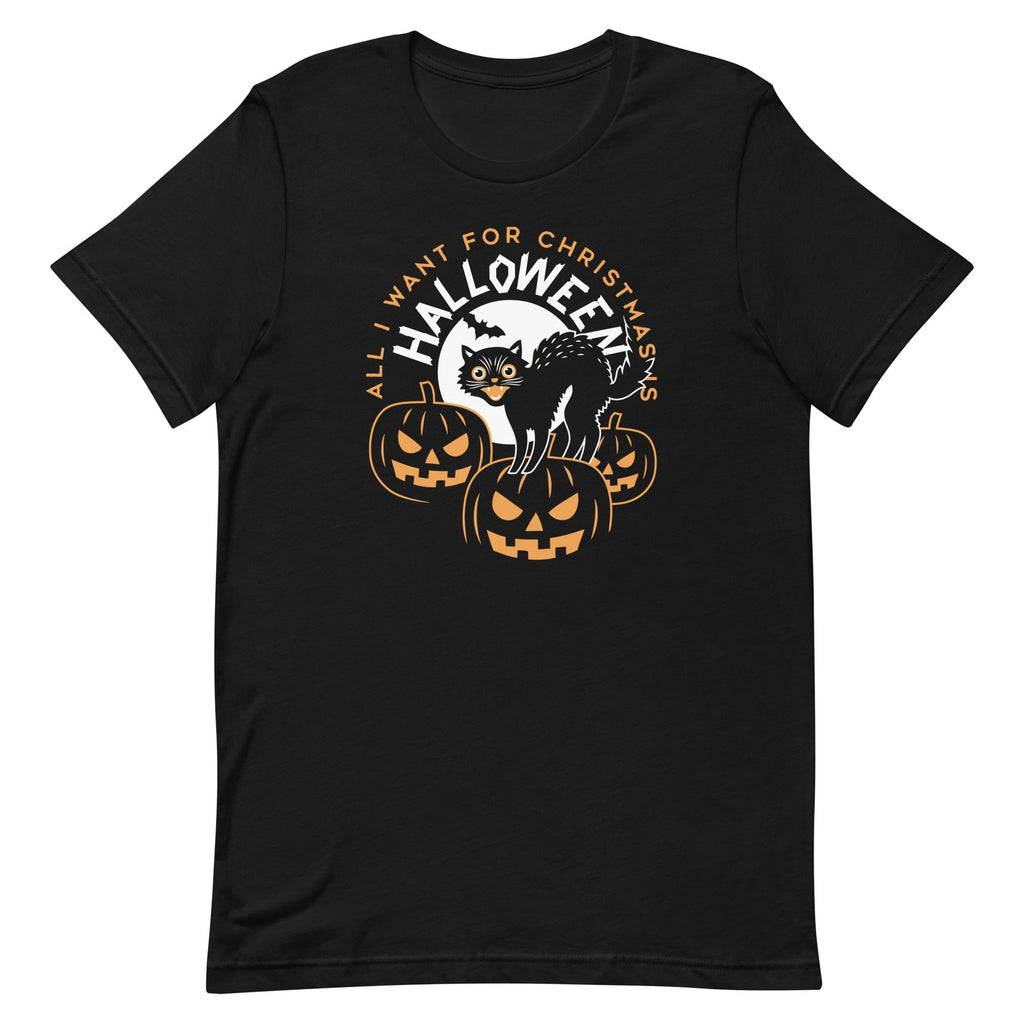 All I Want For Christmas Is Halloween Men's Signature Tee