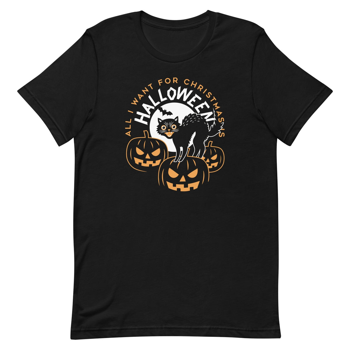 All I Want For Christmas Is Halloween Men's Signature Tee