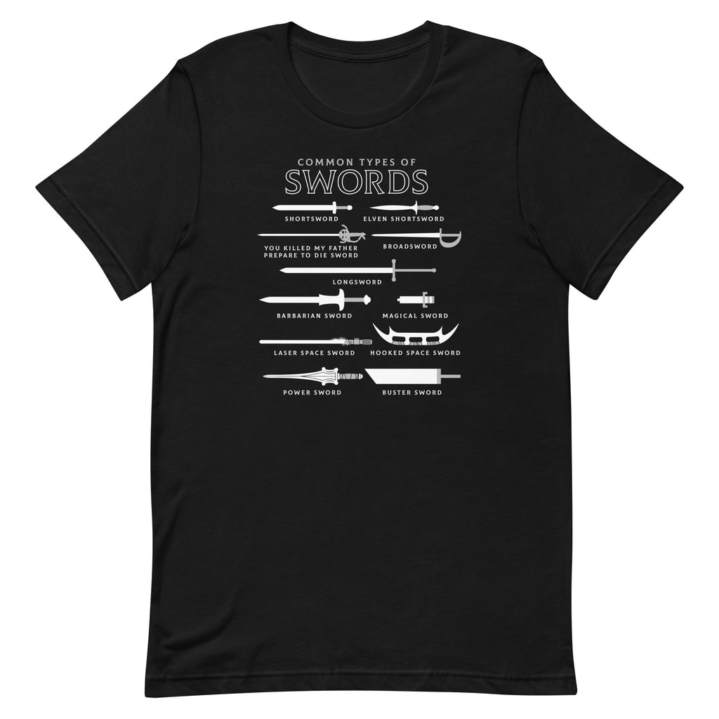 Common Types Of Swords Men's Signature Tee