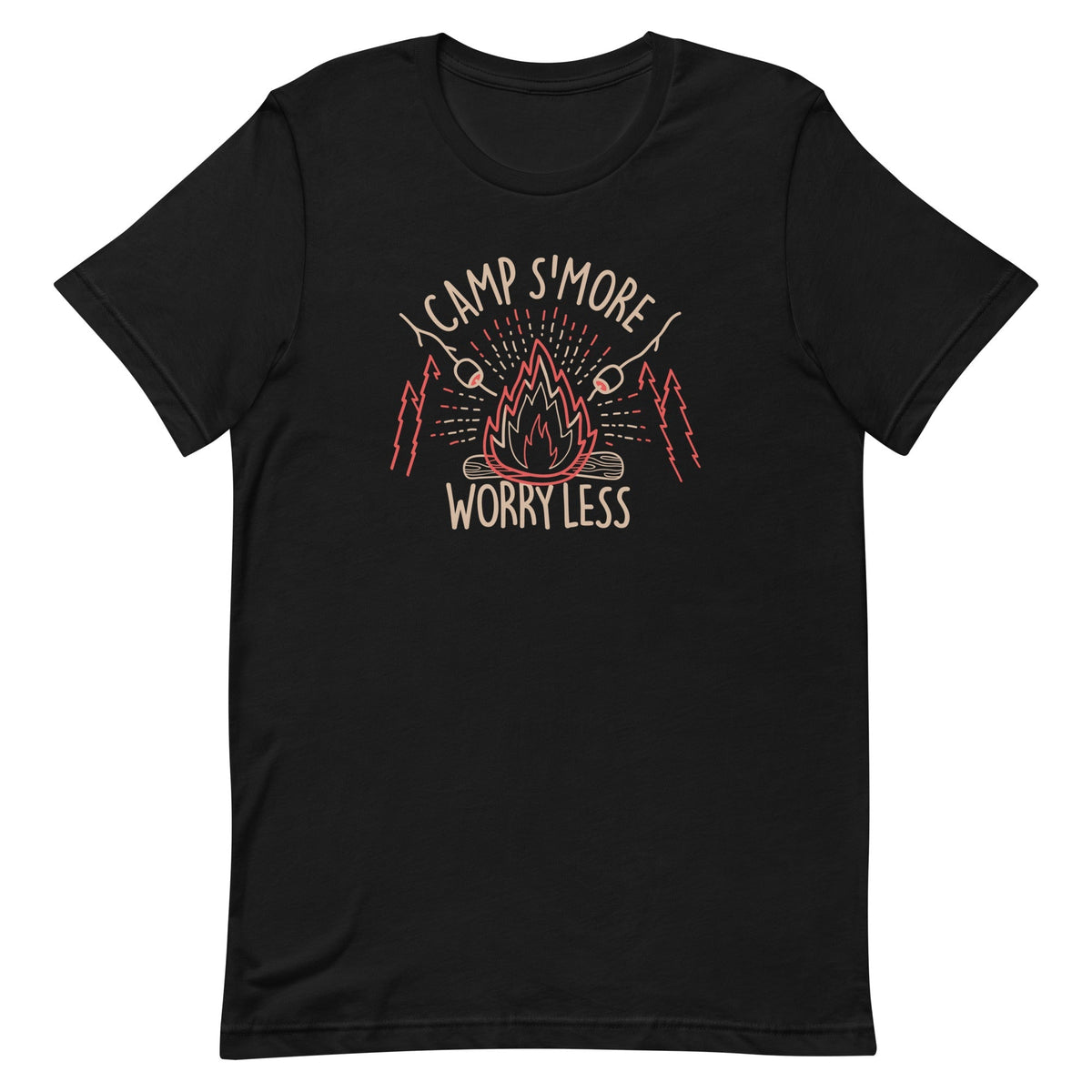 Camp S'more Worry Less Men's Signature Tee